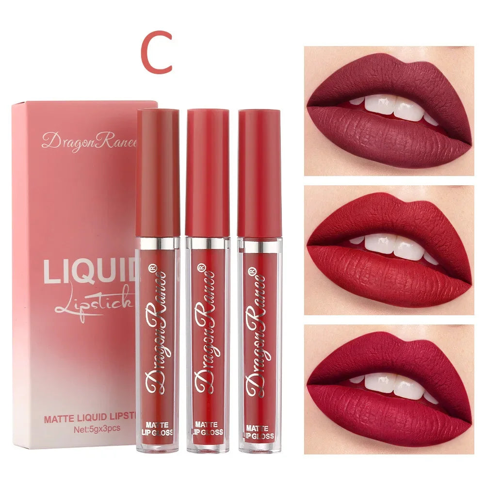 π 3 Pcs Long Lasting Liquid Lipstick Set β Matte & Waterproof π