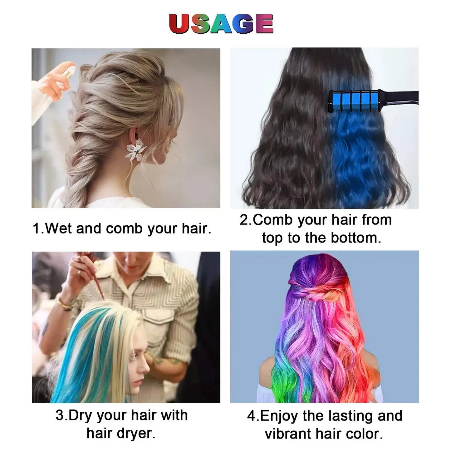 ColorSplash™ — Bold Color in Seconds, No Commitment Needed 🎨💁‍♀️✨