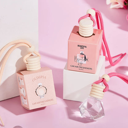 AromaBloom™ – The Elegant Pink Car Fragrance 🌸✨