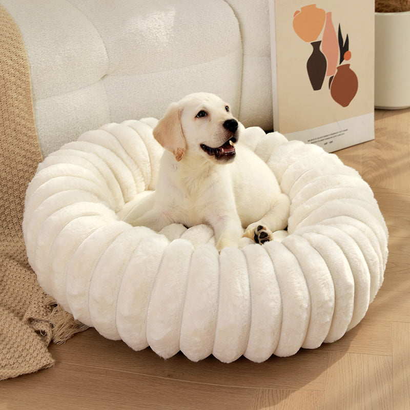 Fyzoza™ CloudNest – Ultra-Soft Plush Pet Bed