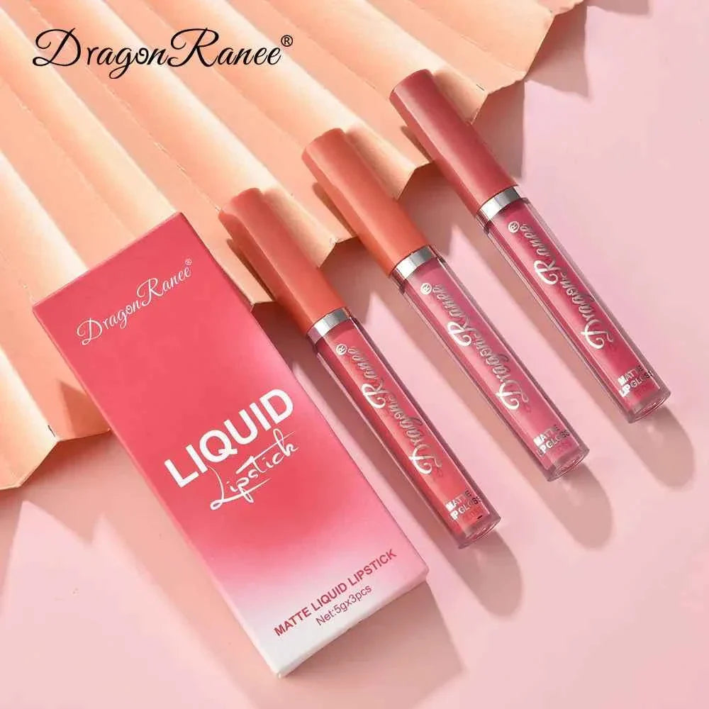 💄 3 Pcs Long Lasting Liquid Lipstick Set – Matte & Waterproof 👀